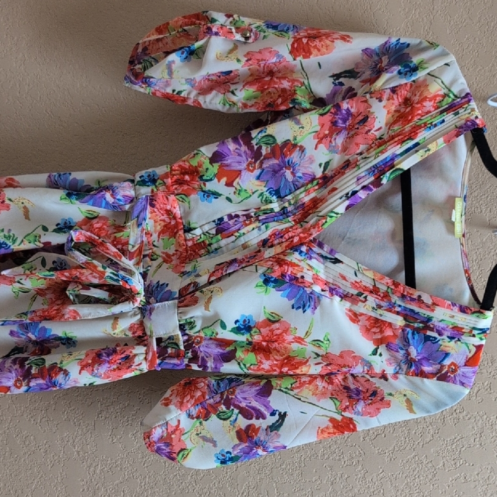 Gianni Bini Multicolor Floral Dress